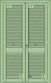 PERSIANA PORTA FINESTRA 2 ANTA