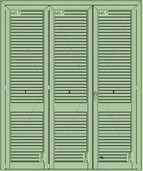 PERSIANA PORTA FINESTRA 3 ANTA